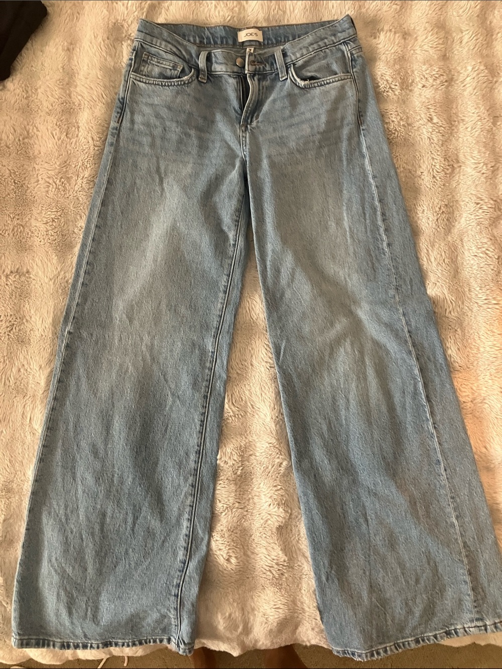 Joe’s Light Blue Wide-Leg Jeans